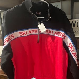 Ski apres zip up sweater